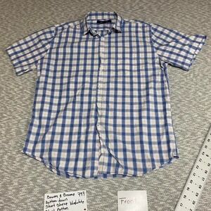 Bowery & Broome blue and white button down shirt Size men L. SKU797#menswear